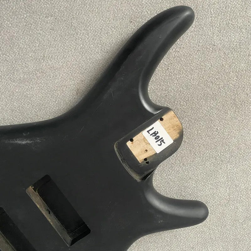 Matte Black Basswood 4 String Electric Bass Guitar Body