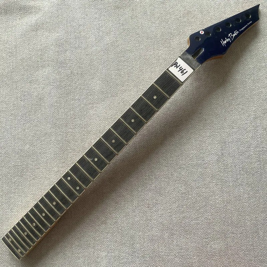 Blue Harley Benton Electric Guitar Maple Neck, Rosewood Fingerboard 24