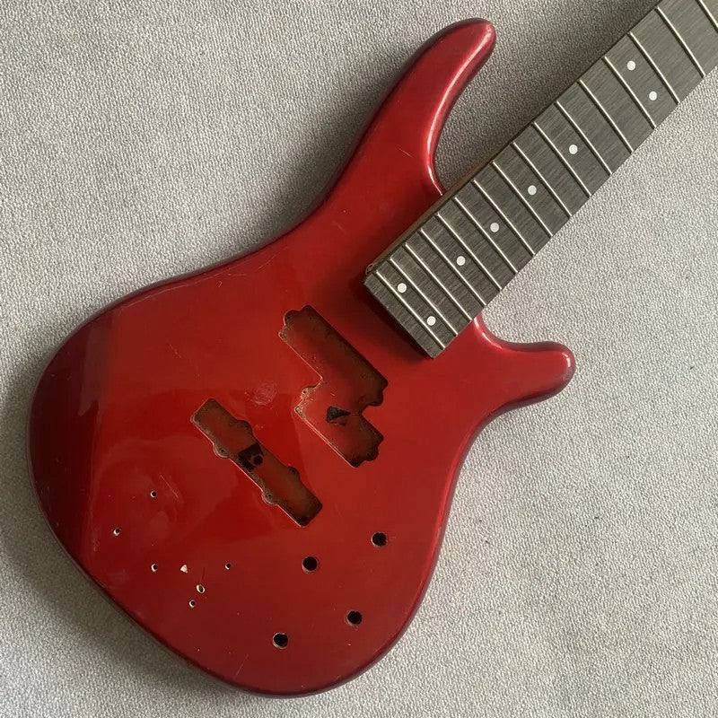 Tagima Red 5 String Bass Basswood Body with Maple Neck, Rosewood Finge