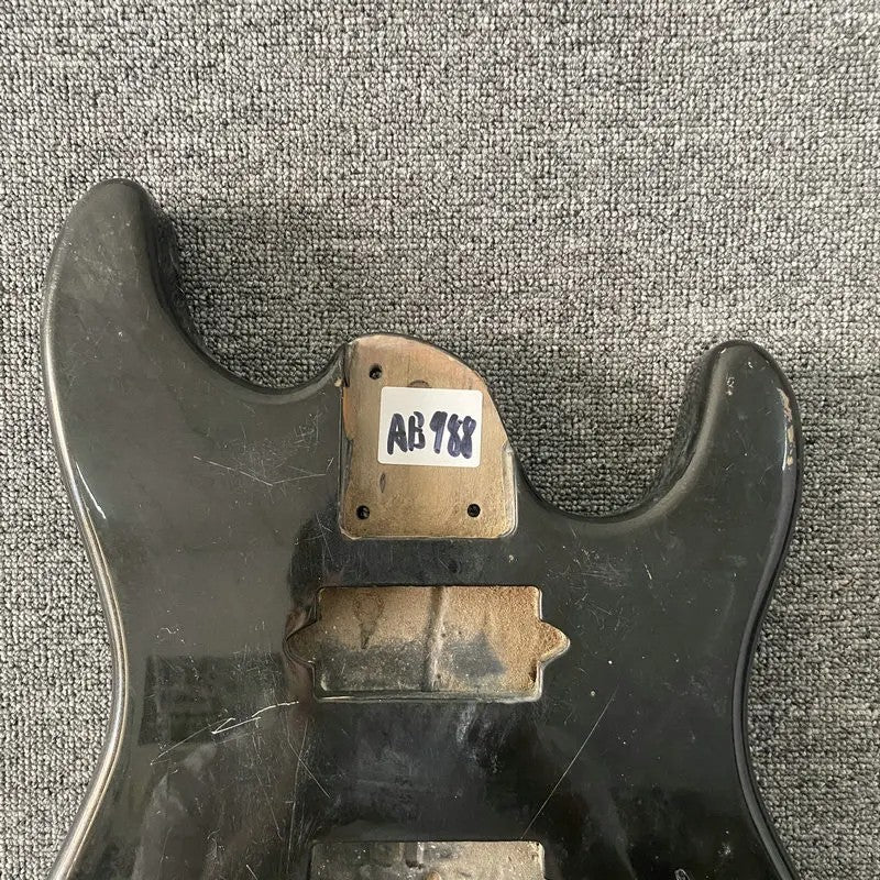 Gloss Black Basswood Guitar Solid Body DIY Project
