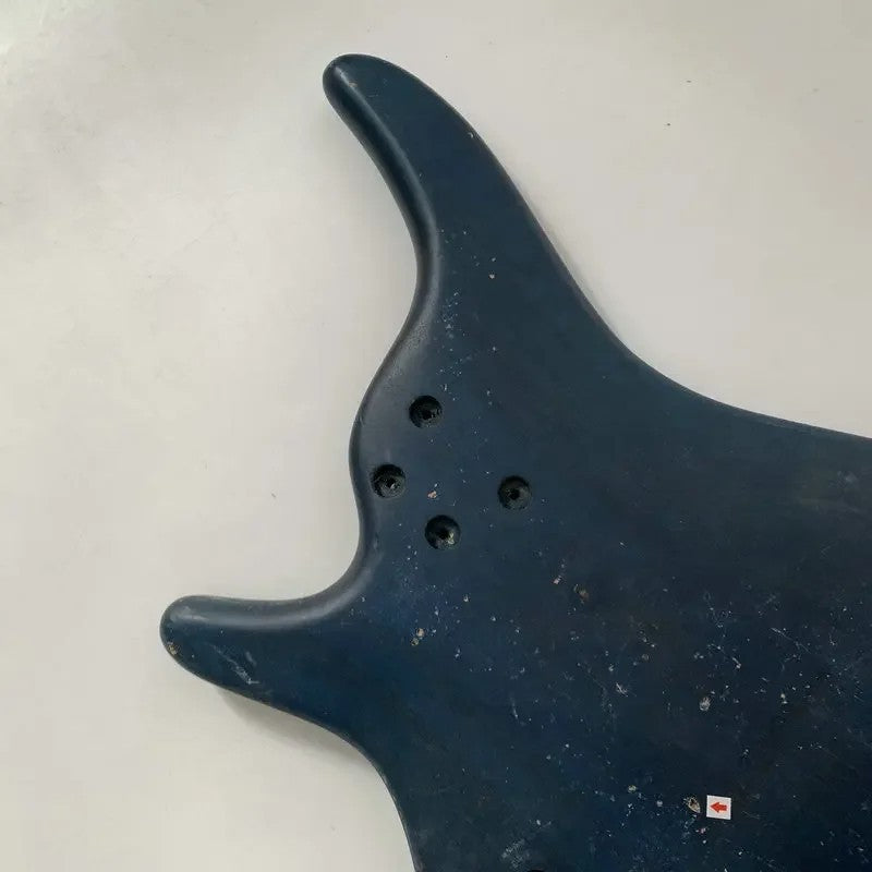 Blue 5 String Bass Basswood Wood Body
