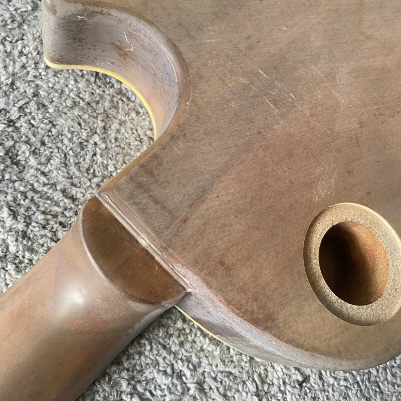 DIY Project Single Cut Lefty Guitar Mahogany Body and Neck, Rosewood F