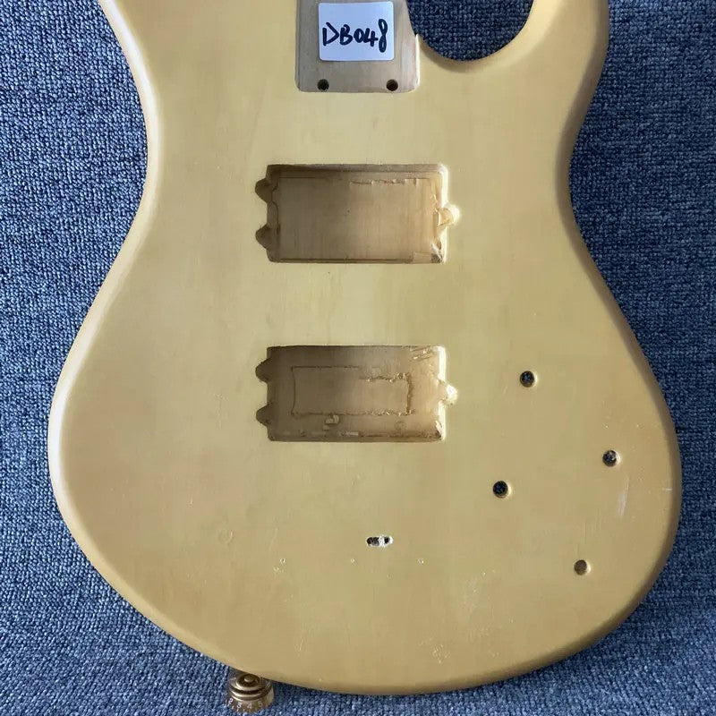 Solid Basswood 4 String Bass Guitar Body DIY Project