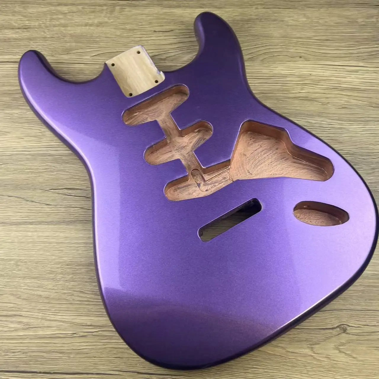 Metallic Purple Alder Wood Guitar Body Fit Stratocaster Strat