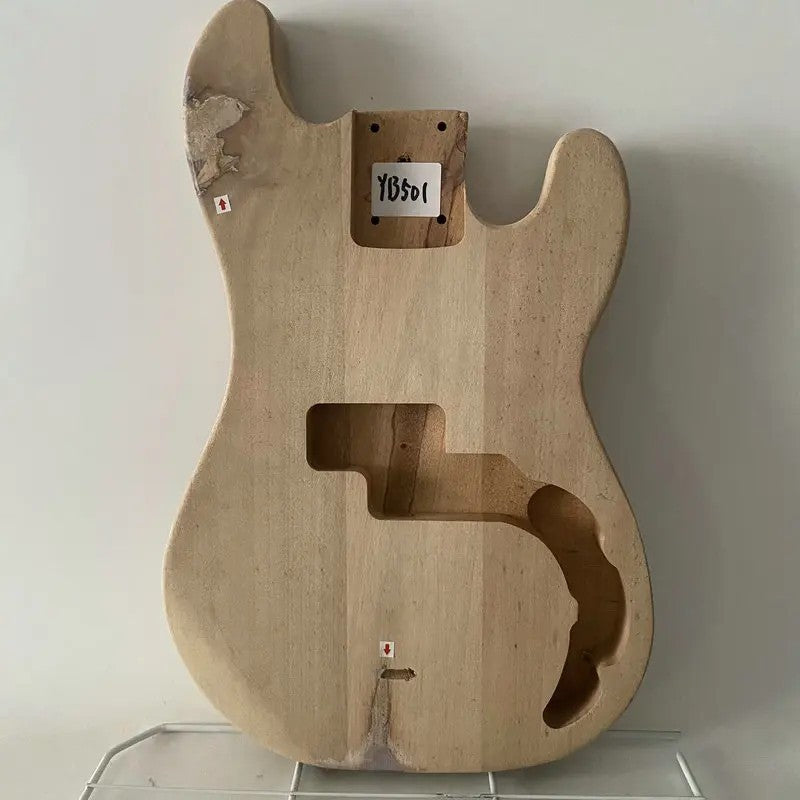 Unfinished Okoume Wood 4 String Bass Body Fit Precision Bass