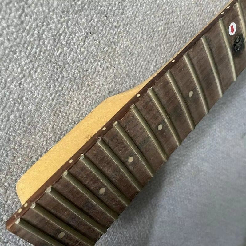 LAG Electric Guitar Maple Wood Neck, 24 Frets Rosewood Fingerboard