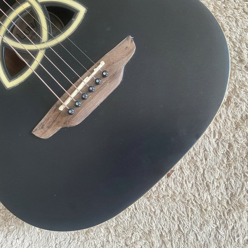 Luna Acoustic Guitar, Spruce Top Body, Mahogany Neck, Rosewood Fingerb