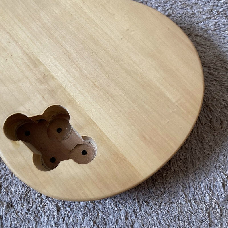Mahogany Veneer Top Basswood Guitar Body, Maple Neck Fit Les Paul LP