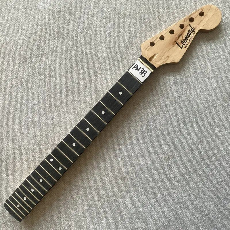 Short Scale Maple Wood Guitar Neck, Rosewood Fingerboard 22 Frets