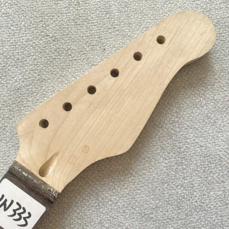 DIY Project Guitar Maple Neck, 22 Frets Fingerboard Rosewood Fretboard