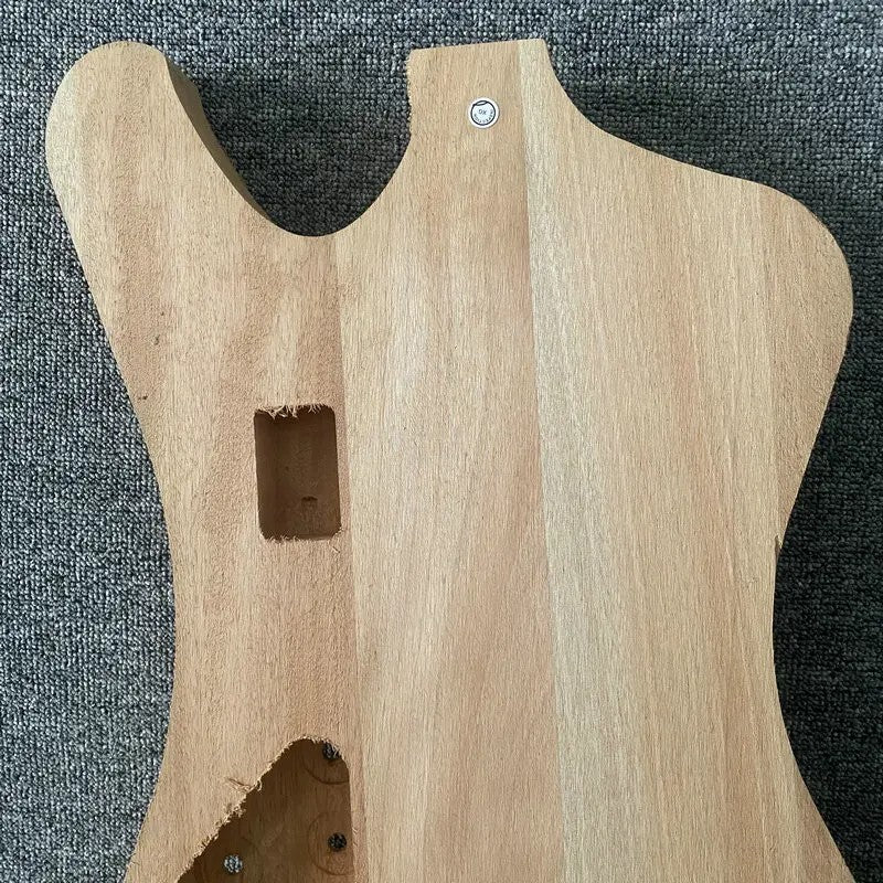 Unfinished Mahogany Wood 4 String Bass Body Fit Thunderbird Bass