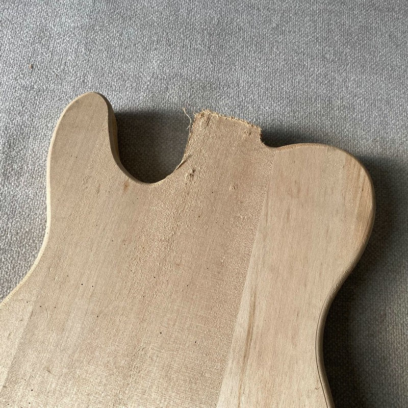 DIY Project Unfinished Basswood Guitar Body Fit Tele Telecaster