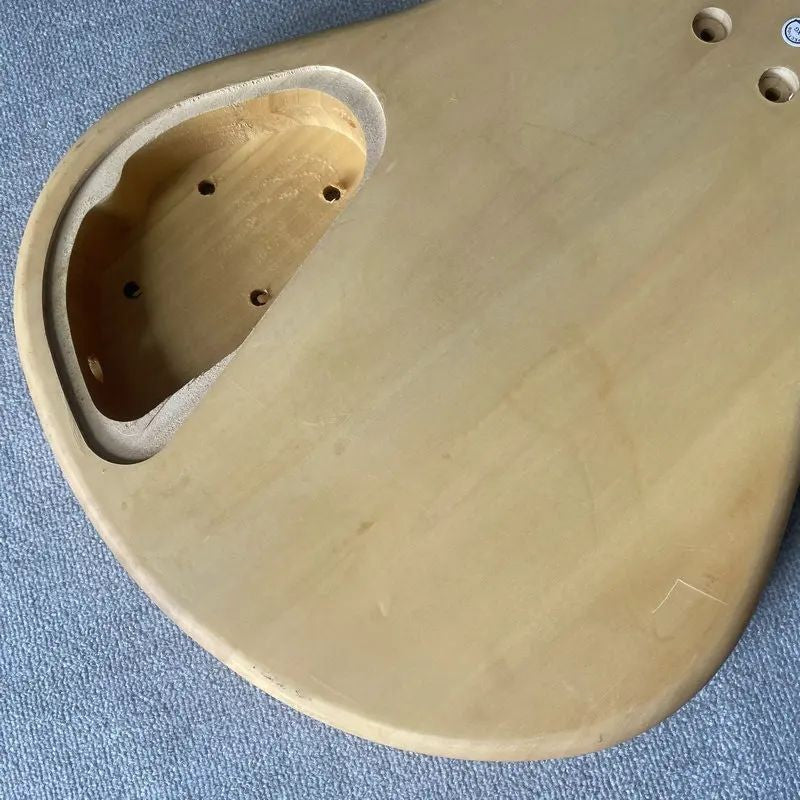 Solid Basswood 4 String Electric Bass Body