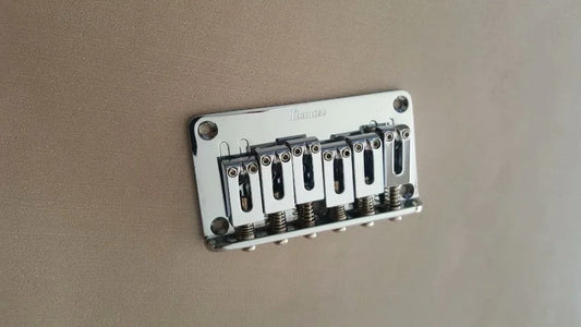 Chrome Ibanez Fixed Hard-Tail Bridge Fit Ibanez RG,Gio,RGA,Prestige,SA