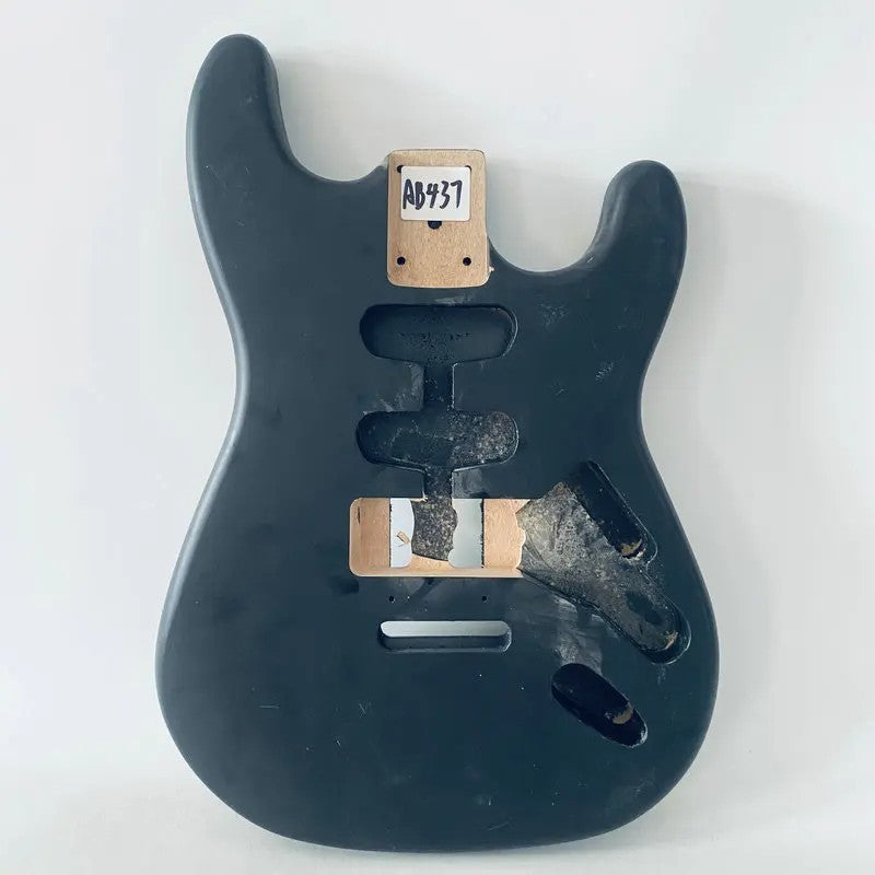 Matte Black Basswood Guitar Body Fit Stratocaster Strat