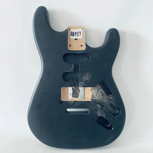 Matte Black Basswood Guitar Body Fit Stratocaster Strat