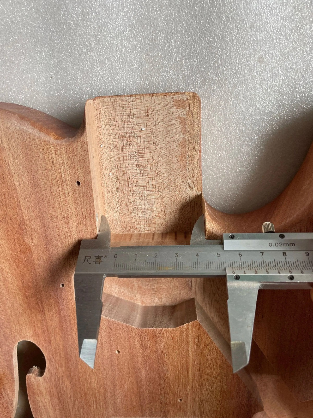 Mahogany Wood Single Cut Guitar Body with F Hole Fit Telecaster Tele