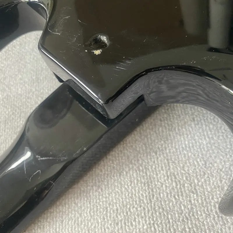 Glossy Black Basswood Guitar Body with Maple Neck, Rosewood Fingerboar