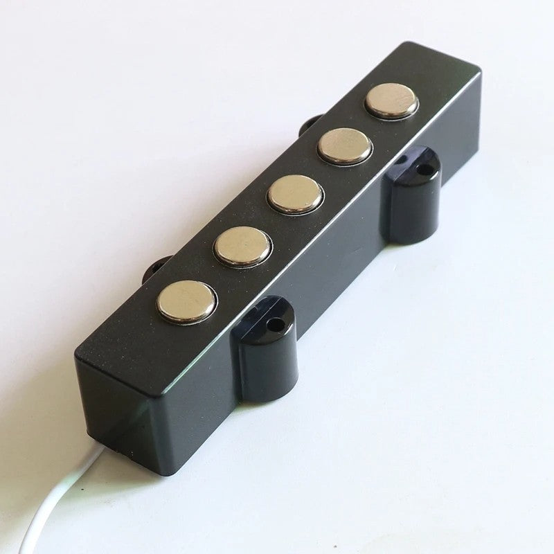 Flat Pole 5 String Bass Pickups Neck Bridge Fit Jazz J Bass