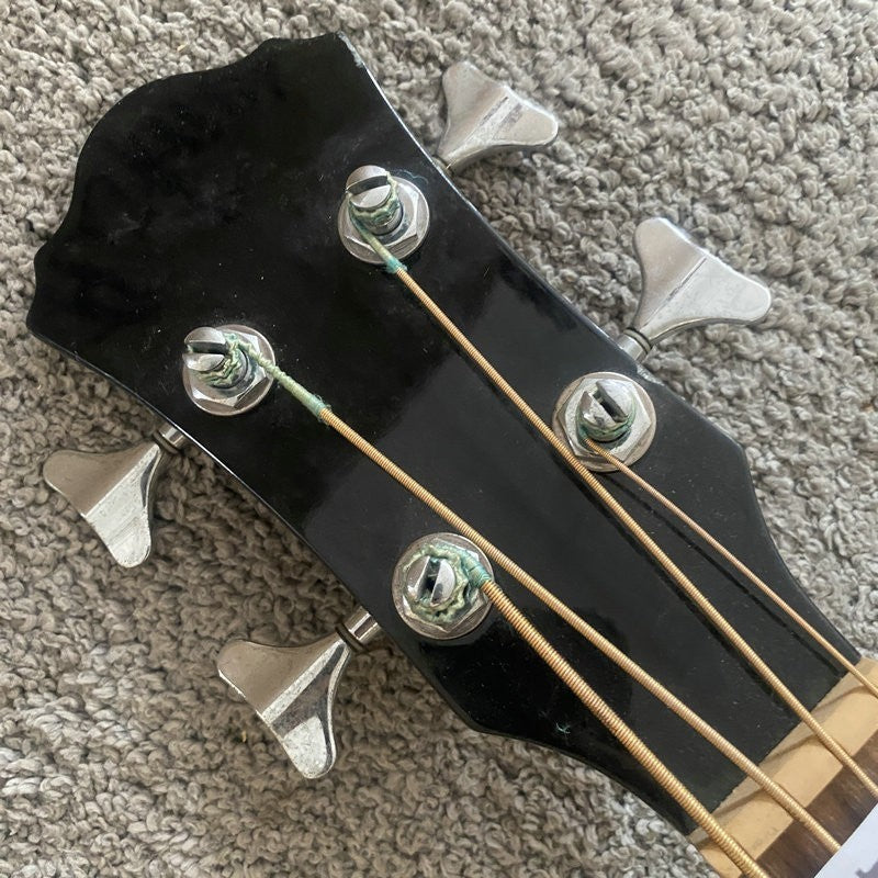Ibanez 4 String Acoustic Electric Bass, Spruce and Tiger Maple Top Bod