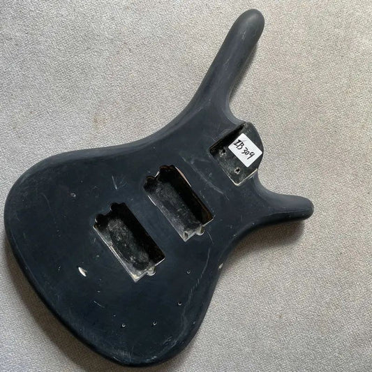 Black 4 String Bass Basswood Body Fit Warwick Bass DIY Project