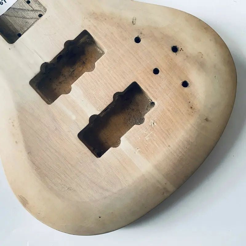 4 String Electric Bass Okoume Wood Body DIY Project