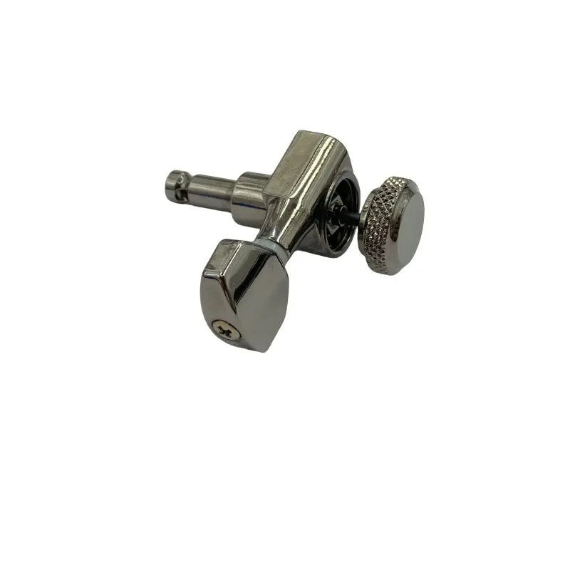 Locking 3R3L Black Nickel Guitar Machine Heads Pegs Fit Ibanez,Washbur