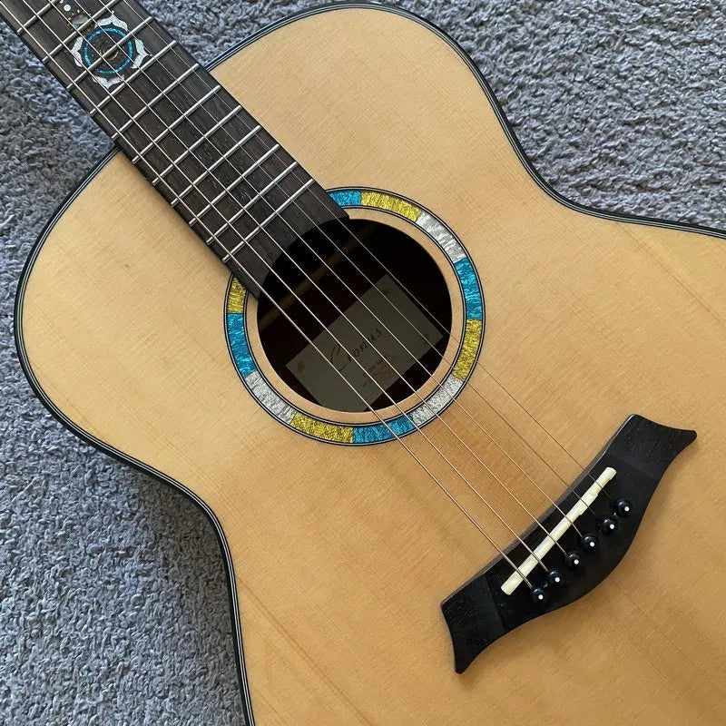 36" Acoustic Guitar, Spruce Top Body, Mahogany Neck, Rosewood Fingerbo