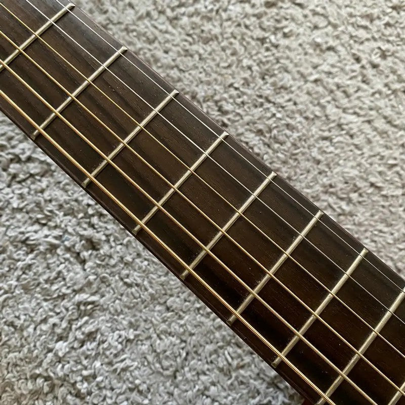 38" Parlor Acoustic Guitar, Solid Top Spruce Body, Mahogany Neck