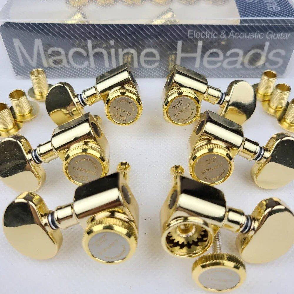 Gold 3x3 Locking Guitar Machine Heads Pegs Fit Ibanez,Epiphone,Washbur