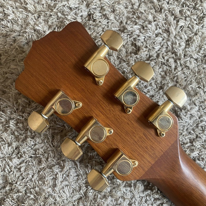 Luna Acoustic Guitar, Spruce Top Body, Mahogany Neck, Rosewood Fingerb