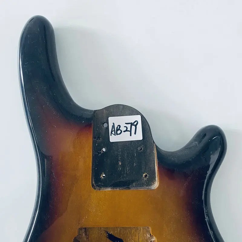 Tobacco Burst 4 String Bass Basswood Body DIY