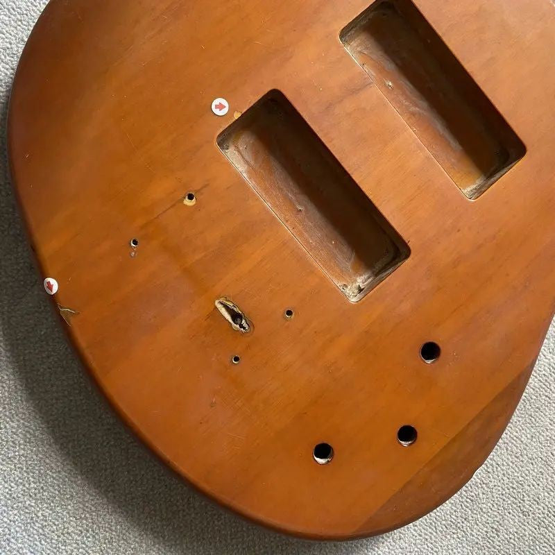 Mahogany Wood 4 String Bass Body DIY Project