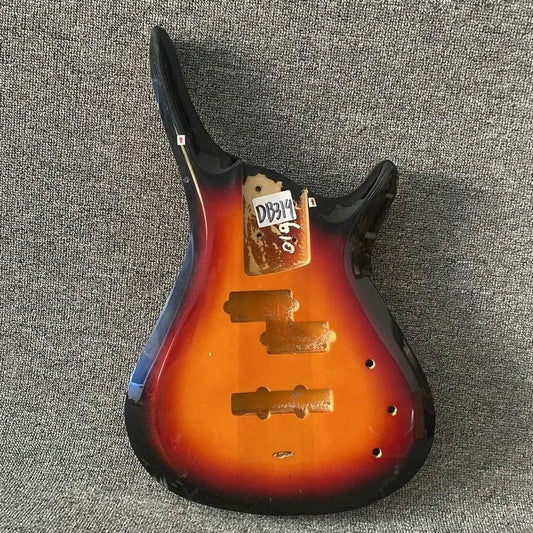 Tobacco Burst 4 String Bass Guitar Body
