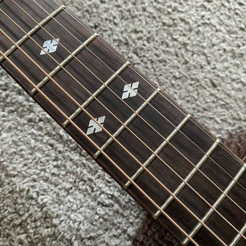 38 Inch Parlor Crossover Guitar, Spruce Top Body, Mahogany Neck