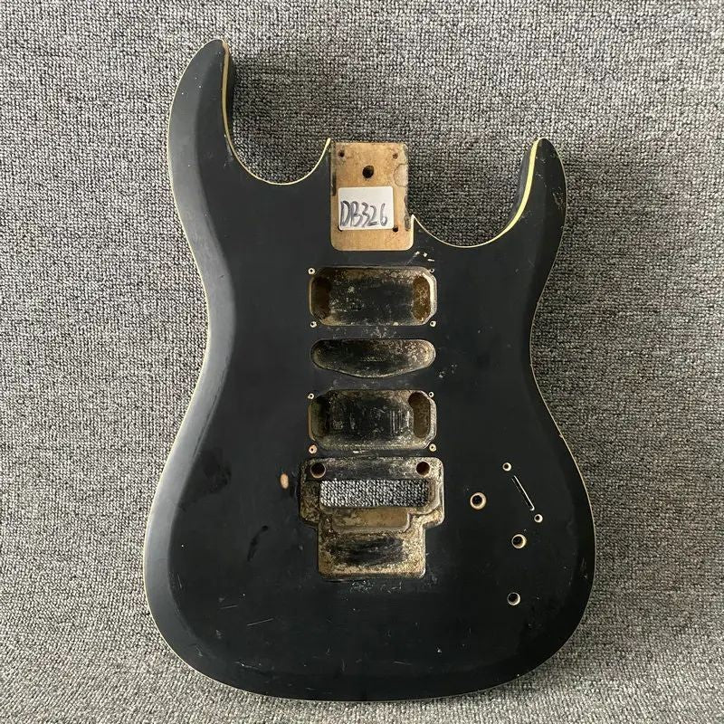 HSH 7 String Guitar Basswood Body in Black