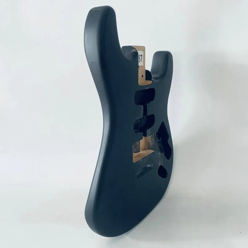 Matte Black Basswood Guitar Body Fit Stratocaster Strat
