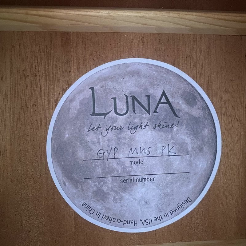 Luna Acoustic Guitar, Spruce Top Body, Mahogany Neck, Rosewood Fingerb