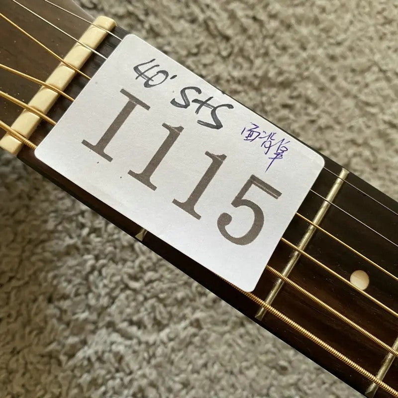 40' Acoustic Guitar, Solid Mahogany Body, Rosewood Fingerboard Neck