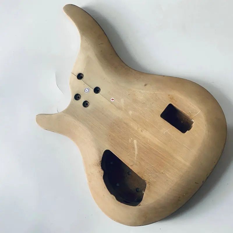 4 String Electric Bass Okoume Wood Body DIY Project