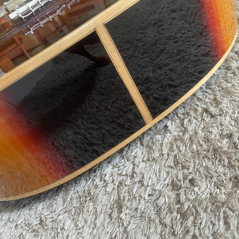 Sunburst Finish Classical Guitar, Mahogany Neck, Rosewood Fingerboard