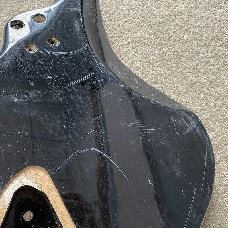 Black 5/6 String Bass Basswood Body