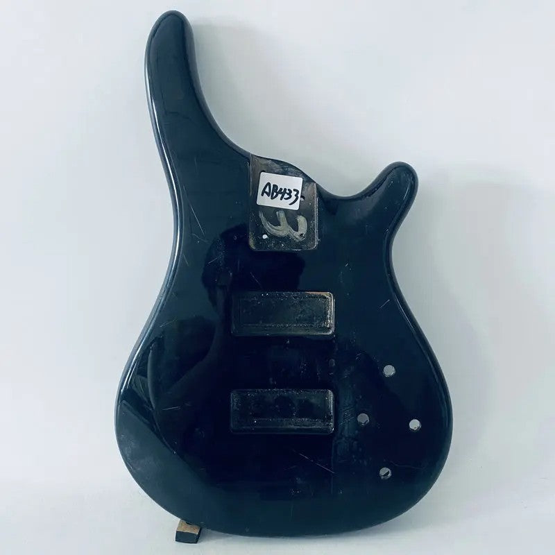 Glossy Black DIY Project Bass Guitar Basswood Body