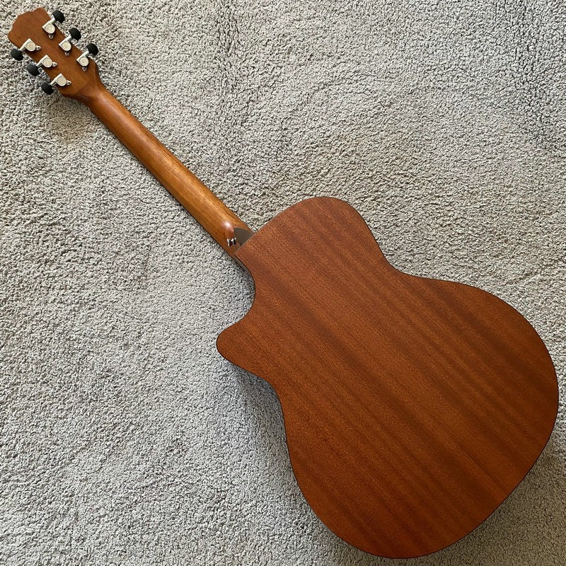 40 Inch Luna Acoustic Guitar, Mahogany Body and Neck, Rosewood Fingerb