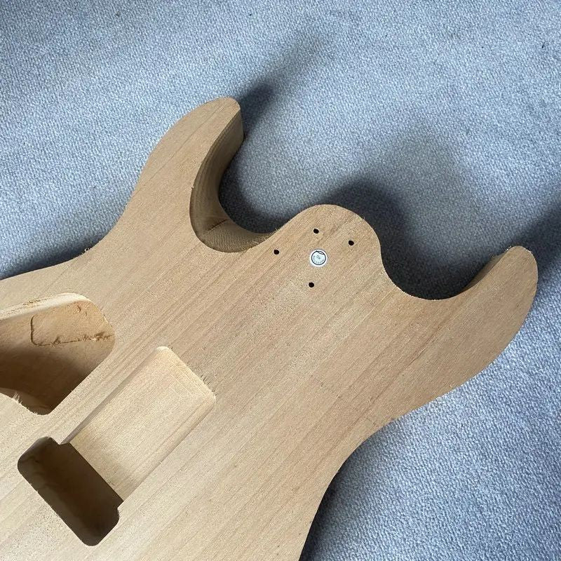 Unfinished Raw DIY Guitar Double Cutaway Body Block