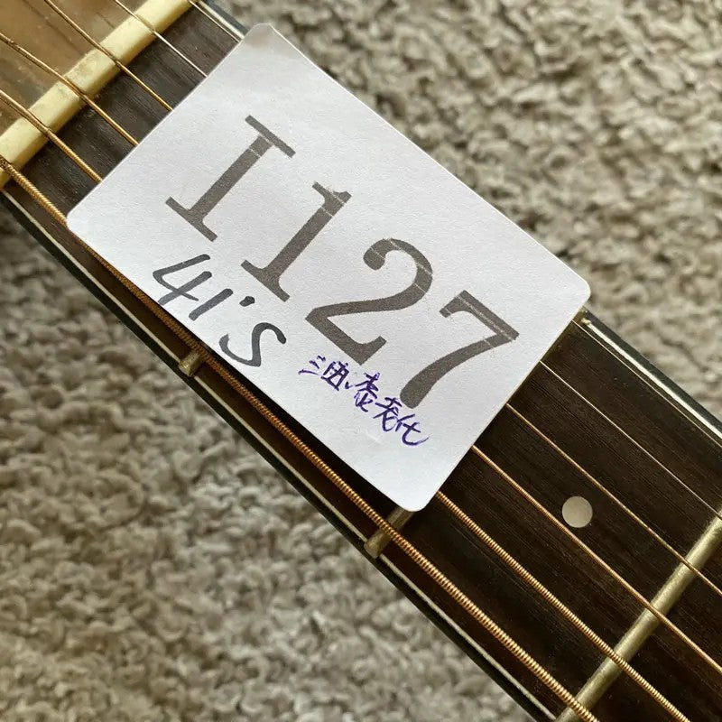 Caraya 41" Acoustic Guitar, Solid Spruce Top Body, Mahogany Neck