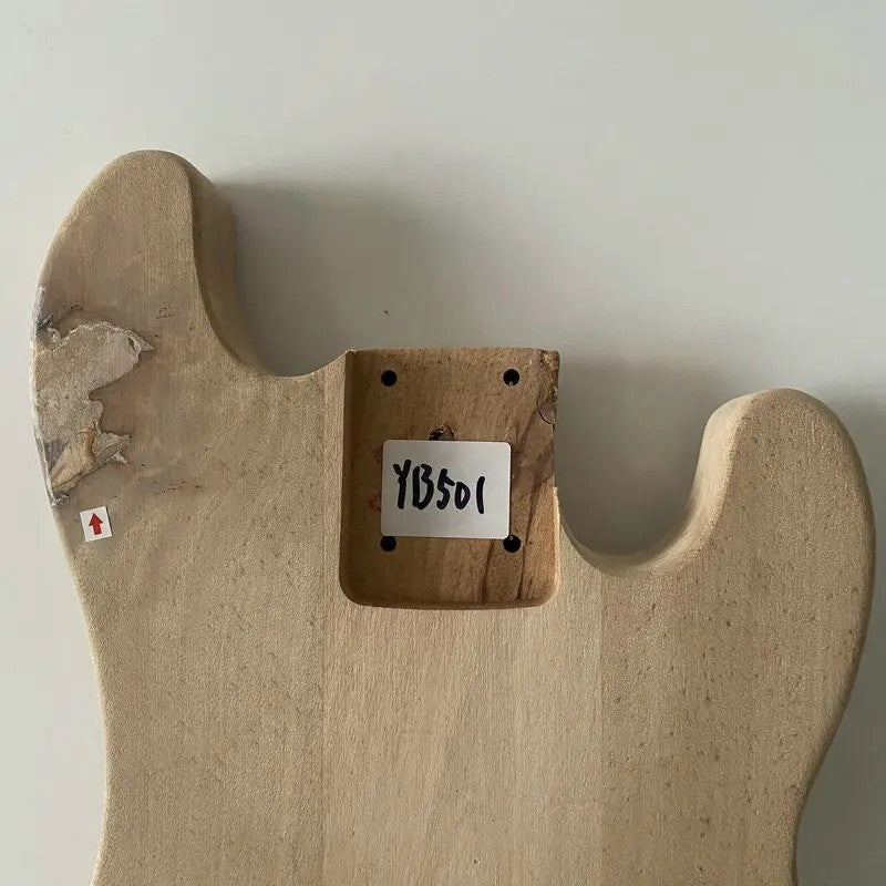 Unfinished Okoume Wood 4 String Bass Body Fit Precision Bass