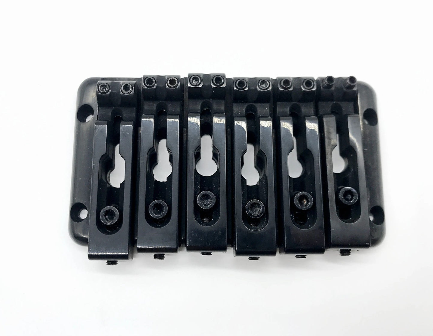 Black 6 String Bass Bridge Fit Schecter,Wahsburn,Peavey,Lakland,Ibanez