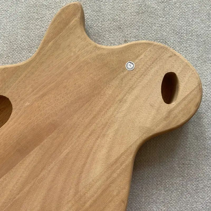 LAG Single Cut Guitar Body with Veneer Tiger Maple Top Fit Les Paul LP