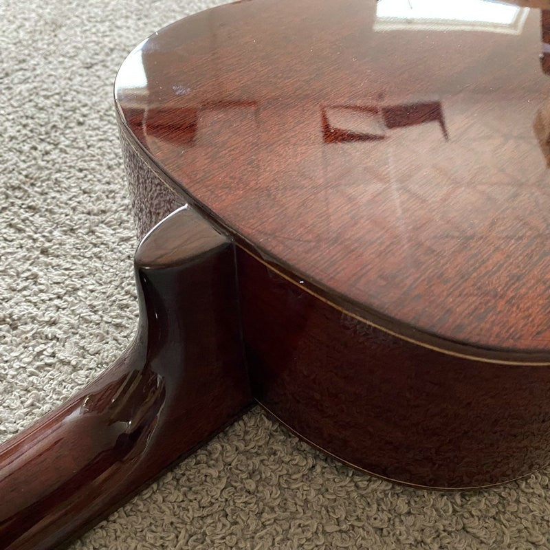 38 Inch Parlor Crossover Guitar, Spruce Top Body, Mahogany Neck